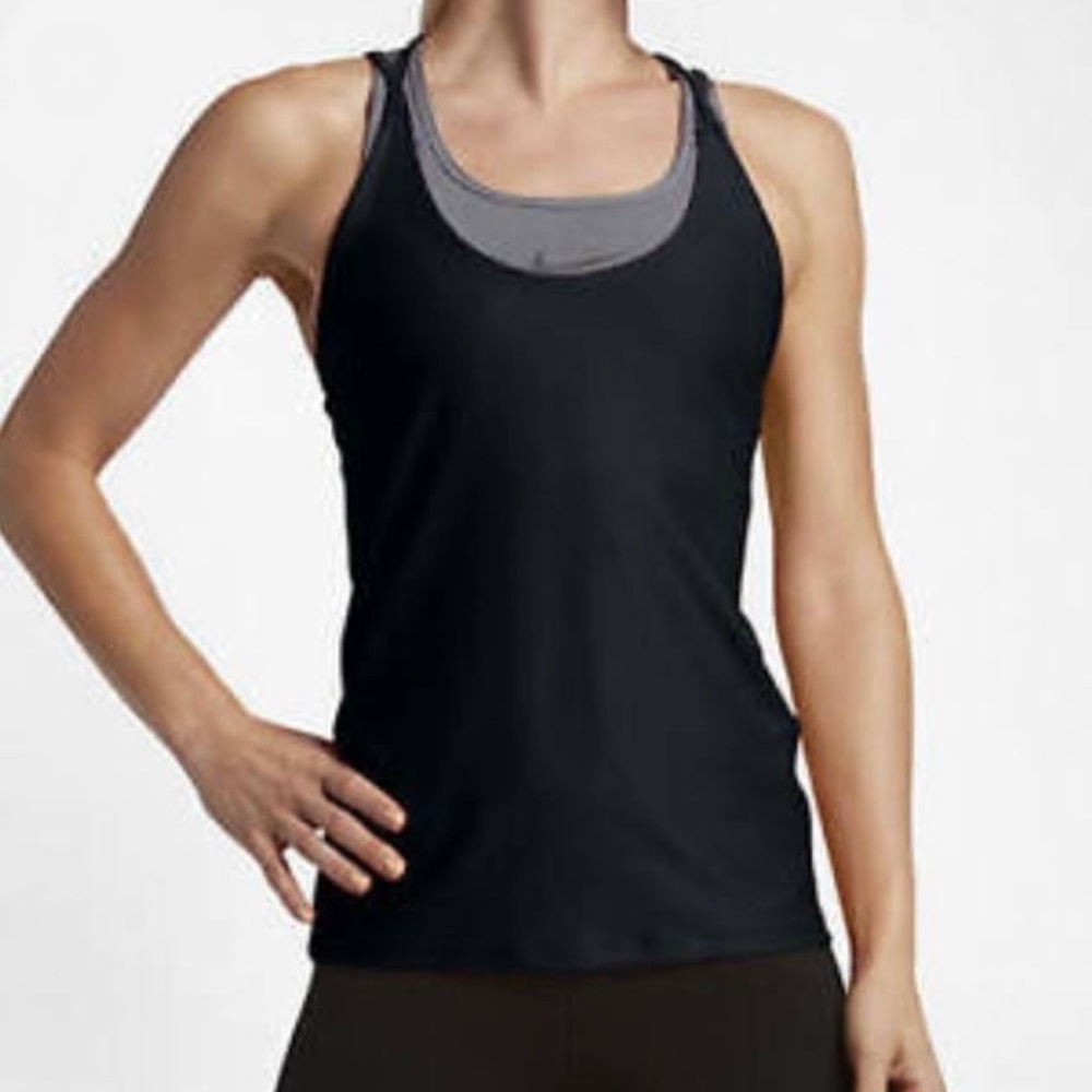 Nike | Dri-FIT One | Women’s Slim Fit Strapp Tank | Black | XS